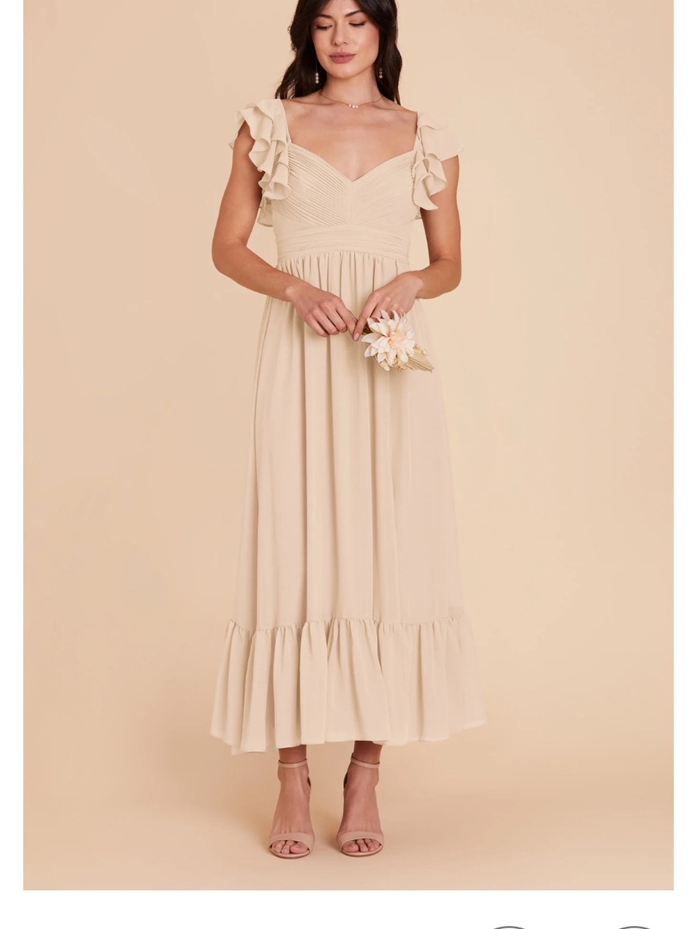 Birdy Grey Chiffon Bridesmaid dress